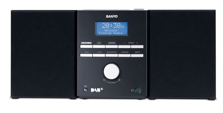 Sanyo Micro System with DAB+ Digital Rad