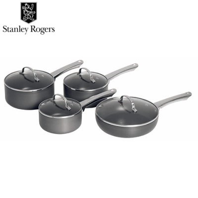 Stanley Rogers Techtonic 4-Piece Cookwar