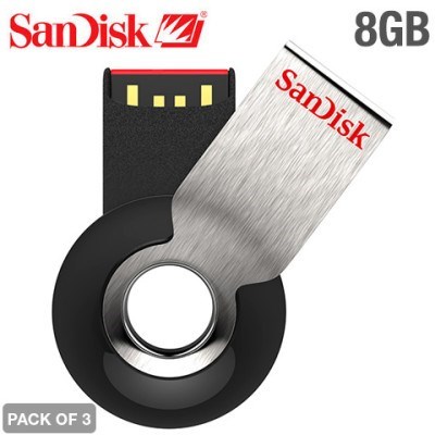 3-Pack SanDisk Cruzer Orbit USB Flash Dr