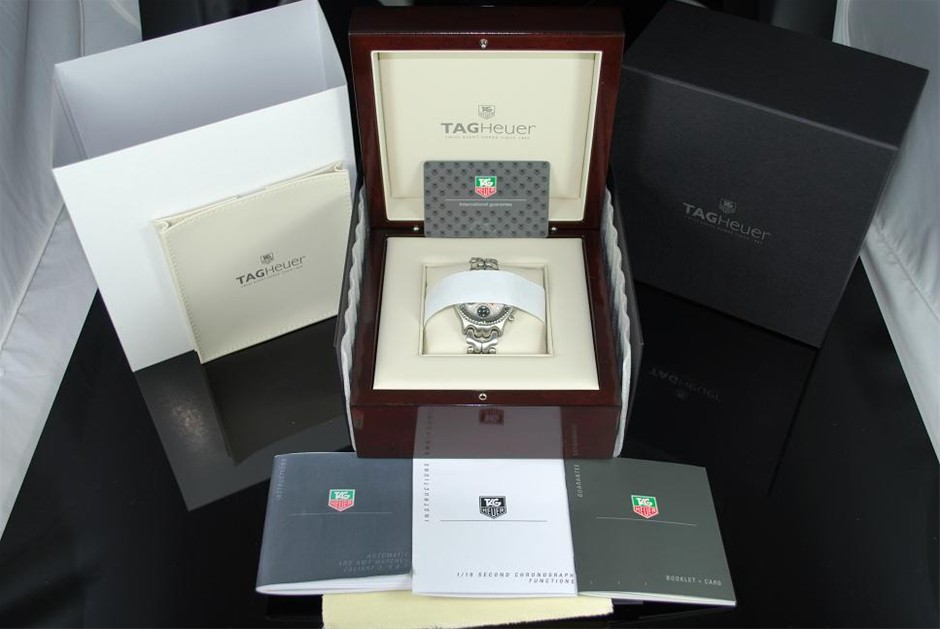 tag heuer wooden box