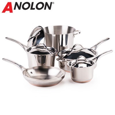 Anolon Nouvelle Copper 5-Piece Cookware 