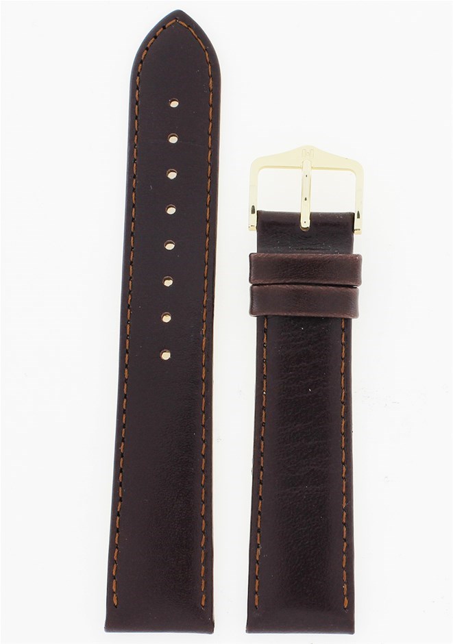 Buy Hirsch Louisianalook Mens Brown Leather Watch Strap 03475010-1-20 ...