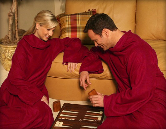 Two Original Snuggies for Adult (Dark Re