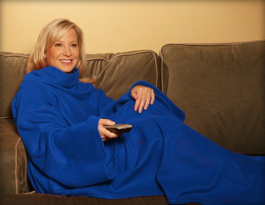 Single Original Snuggie for Adult (Blue)