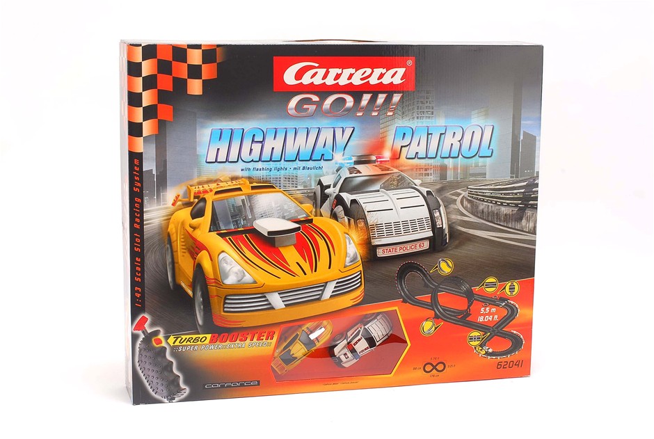 Carrera Go Highway Patrol Slot Car Race 