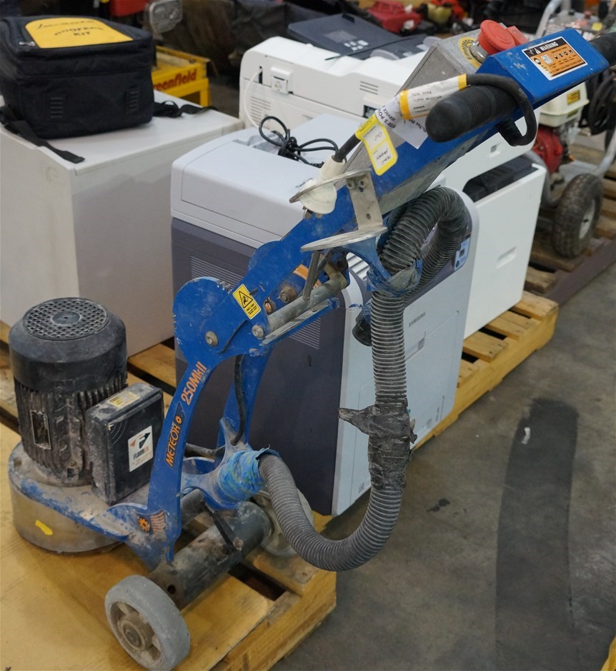 Concrete Floor Grinder Floorex Meteor 250 MKII, 3HP electric motor