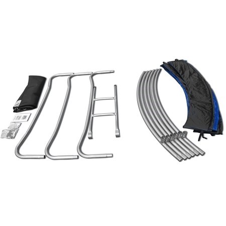 Genki 10ft Trampoline with 6ft Safety En