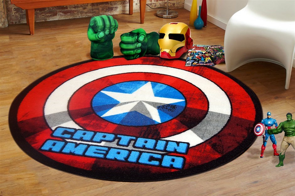 Sphinxs Captain America Shield Rug 100 x
