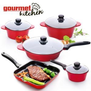 5 Piece Cast Aluminium non stick Cookset