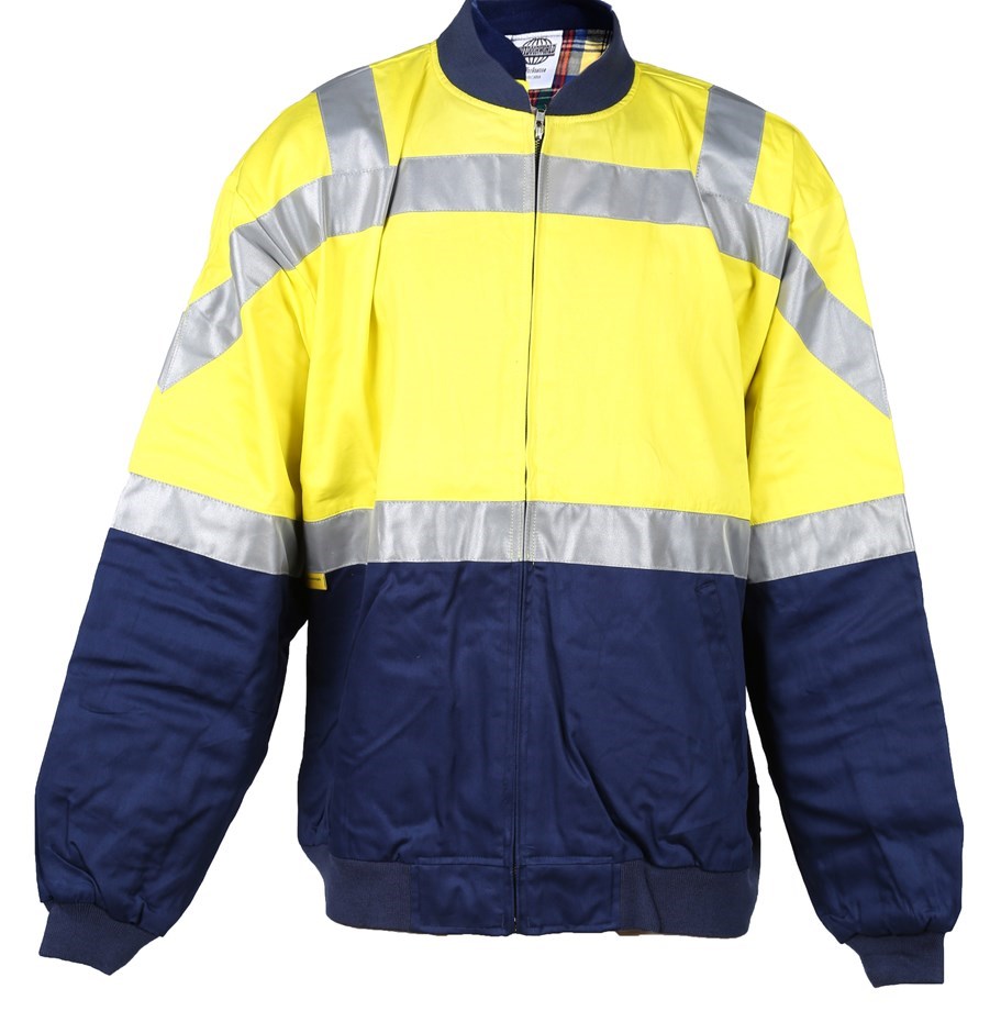 WORKSENSE Cotton Drill Jacket, Size 6XL, Brush Check Cotton Lining, Knitted