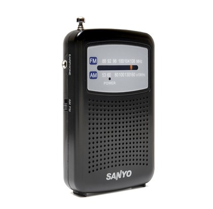 New Sanyo AM / FM Pocket radio