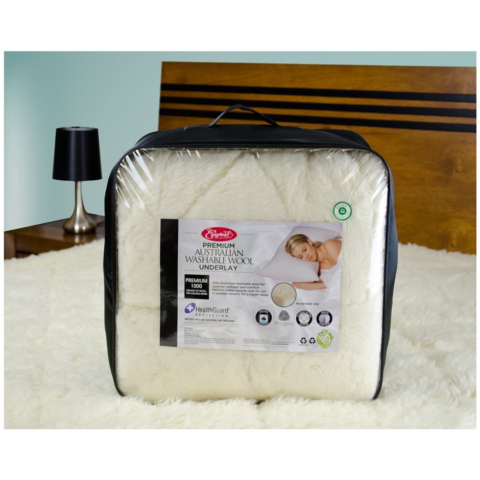 Easyrest 1000gsm Reversible Wool Underla