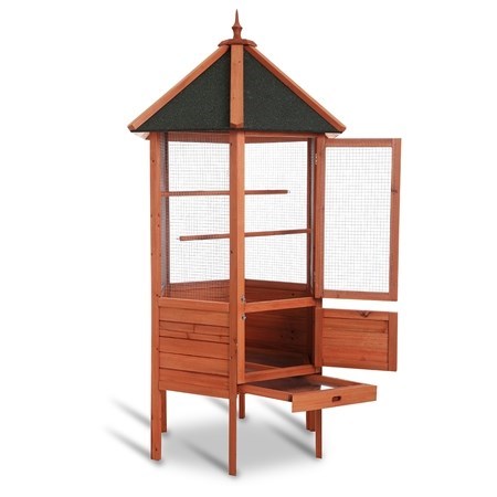 Large Weather Proof Wooden Bird Cage