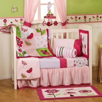 Kidsline Berry Garden Cot Valance