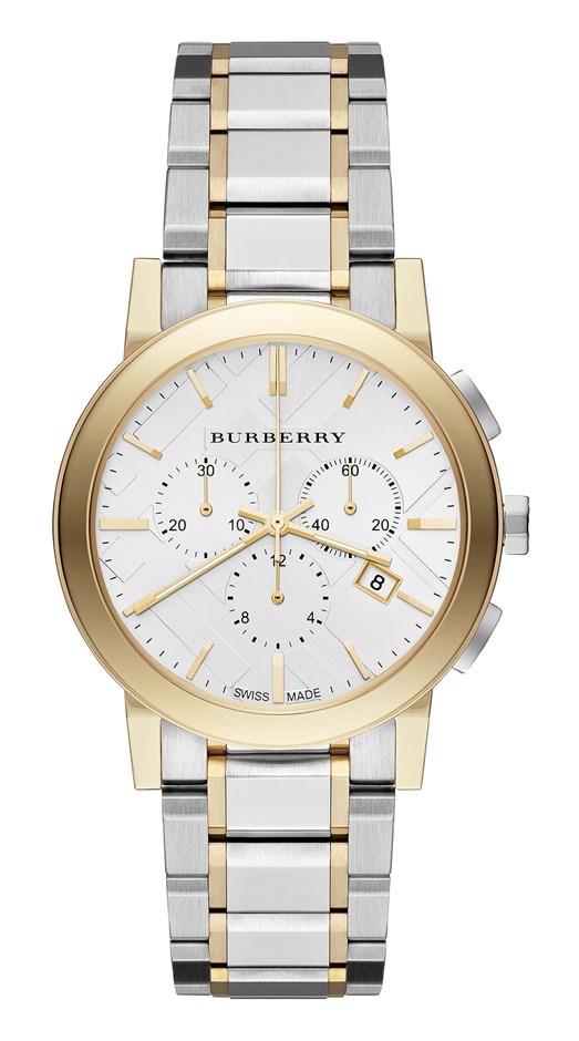 Buy Burberry The City Mens Gold Ion plated Stainless Steel