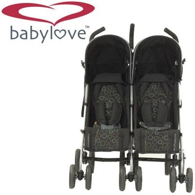 Baby love twin stroller on sale