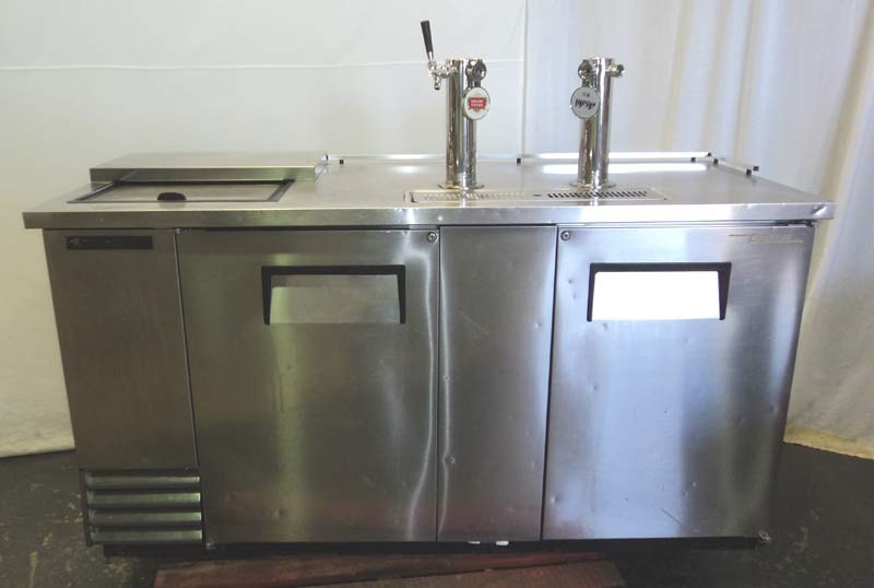 TRUE TDD-3CT-S 2 Solid Door Keg Fridge