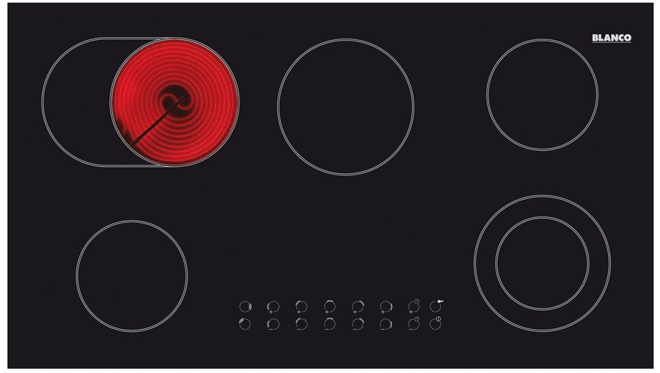 Blanco 90cm 5 Zone Touch Control Cooktop