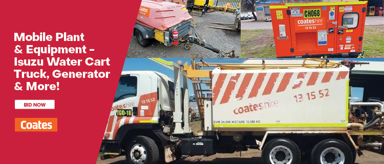 Mobile Plant & Equipment Auction - NSW/ACT Pick Up