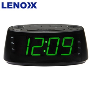 Lenoxx USB Dual Radio Alarm Clock