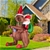 Christmas 2.2m Air-powered Santa Riding Kangaroo