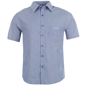 Blue & White Short Sleeve Shirt Senior