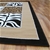 Modern Zebra Print Black and Off White Rug 230x160cm