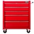 Giantz 5 Drawer Mechanic Tool Box Storage Trolley - Red