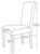 2 x Premium Fabric Linen Palermo Dining Chairs High Back - Smoke Grey