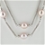 Light Pink Pearl & Sterling Silver Multi-Strand Necklace