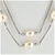 White Pearl & Sterling Silver Multi-Strand Necklace