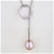 Pink Freshwater Pearl & Sterling Silver Adjustable Drop Necklace