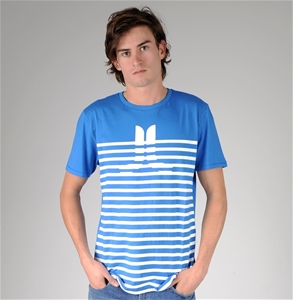 WeSC Mens Icon and Stripes Short Sleeve 