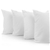 Giselle Bedding Set of 4 Medium Cotton Pillows