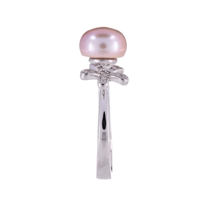 Pink Freshwater Pearl & Sterling Silver 