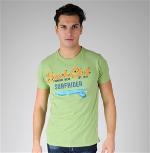 The Fresh Brand Washed Emb Applique Tee