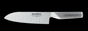 Global G-Series Santoku Knife - Fluted B