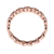 NEW Lulu Flamingo Rose Gold Plated 925 Gold Hugs + Kisses Stackable Ring