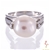 NEW Lulu Flamingo Sterling Silver 925 Freshwater Pearl Lunette Ring