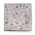 Stoneage Sepia Leaf Square Plate 300mm