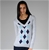 Esprit Womens Argyle V-Neck Sweater