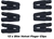 100 Black Space Saving Velvet Coat Hangers