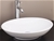 Bathroom Ceramic Oval Above Countertop Basin for Vanity
