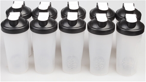 10x Shaker Bottles Protein Mixer Gym Spo