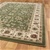 Classic Design Rug - Green with Ivory Border - 150x80cm