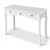 Artiss Timber Hall Console Side Table - White