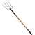 2 x New OSKA 4-Tine Manure Fork with Long Fibreglass Handle
