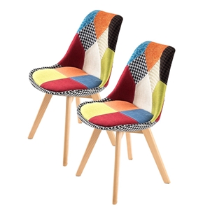 Replica Eames Fabric Padded Dining Chair