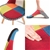 Replica Eames Fabric Padded Dining Chair - MULTI X2