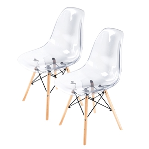 Replica Eames DSW Dining Chair - Crystal